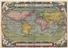 1570 Ortelius Map of the World (first edition)