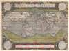 1592 Ortelius Map of the World: Typus Orbis Terrarum