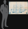 U.S.S. <i>Constitution</i> 1817. Compliments of the Union Iron Works. - Alternate View 1 Thumbnail