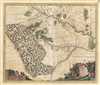 1721 Covens and Mortier Map of Western Ukraine