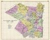 1912 Century Map of Ulster County, New York