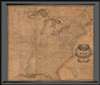 1832 Amos Lay Wall Map of the United States
