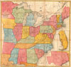 1852 Andrews Railroad Map of the United States