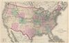 1873 Beers Map of the United States