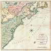 1813 Cradock and Joy Map of the United States and British Canada