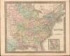 1849 Greenleaf Map of the United States