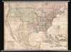 1822 Melish Wall Map of the United States