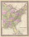 1849 Mitchell Map of the United States