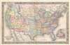1861 Mitchell Map of the United States