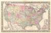 1863 Mitchell Map of the United States