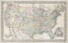 1867 Mitchell Map of the United States