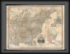 1845 Woodbridge Wall Map of the United States w/ Republic of Texas