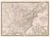 1836 Brue and Picquet Map of the United States