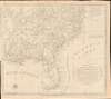 1792 Purcell Map of the United States w/ State of Franklinia
