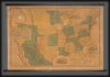 1850 Reed and Barber Map of the United States - unrecorded state