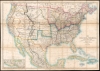 1862 Smith Map of the United States During the American Civil War