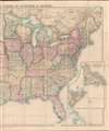 Stanford's Map of the United States and part of the Dominion of Canada. - Alternate View 2 Thumbnail