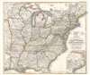 1851 Stulpnagel Map of the Eastern United States