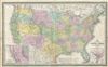 1854 Mitchell Map of the United States