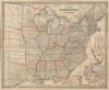 1862 Colton Map of the United States during the Civil War