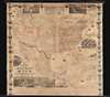 1863 J. C. Smith Wall Map of the United States highlighting the Civil War