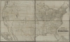 1882 Huge Four-Sheet Colton Railroad Map of the United States