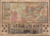 1841 Phelps and Ensign Wall Map of the United States