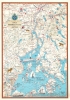 1972 Phillips Pictorial Map of Upper Penobscot Bay, Maine