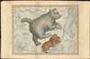 1801 Bode Constellation Chart / Map of Ursa Major (Big Dipper) (elephant folio)