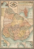 1884 Official Map of the Republic of Uruguay