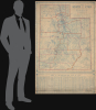 1907 Oglesby Large Wall Map of Utah