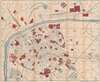 1898 Ortega Paredes City Plan or Map of Valencia, Spain