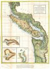 1798 Vancouver Map of Vancouver Island, British Columbia, and Washington (1871 reissue)