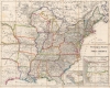 1854 Beyerlein Folding Map of the United States