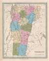 1846 Bradford Map of Vermont