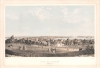 1854 Spindler View of Boston, Massachusetts