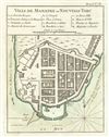 1764 Bellin Map of New York City