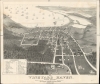 1893 Walker View of Vineyard Haven, Tisbury, Martha's Vineyard, Massachusetts