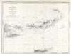 1932 French Service Hydrographique Chart and Map of the Virgin Islands