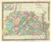 1834 Burr Map of Virginia