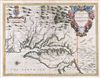 1676 John Speed and F. Lamb Map of Virginia and Maryland (Chesapeake Bay)
