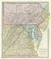 1848 S.D.U.K. Map of Pennsylvania, Virginia, Maryland, Delaware and New Jersey