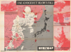 1945 Army Newsmap of Japan and China - Atomic Bomb Issue! (signed by Tibbets)