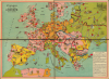 1900 Saussine Map and Game Board of Europe (unmounted proof)
