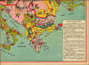 1900 Saussine Map and Game Board of Europe (unmounted proof)