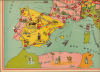 1900 Saussine Map and Game Board of Europe (unmounted proof)