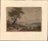 1840 Garneray Aquatint View of New York Harbor