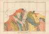 1878 Hayden Geologic Map of Grand Teton, Jackson Hole and Environs