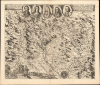 1691 Jean Malet / Ottens Map of the Waldensian 'Glorieuse Rentrée', Piedmont, Italy