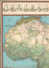 Justus Perthes' Wandkarte von Afrika zur Darstellung der Bodenbedeckung mit 8 Kärten zur Entdeckungsgeschichte und 14 Bildnissen berühmter Afrikaforscher. - Alternate View 2 Thumbnail